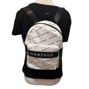 Rampage Black and White mini Backpack in great condition